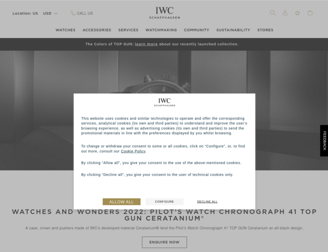 IWC万国表官网
